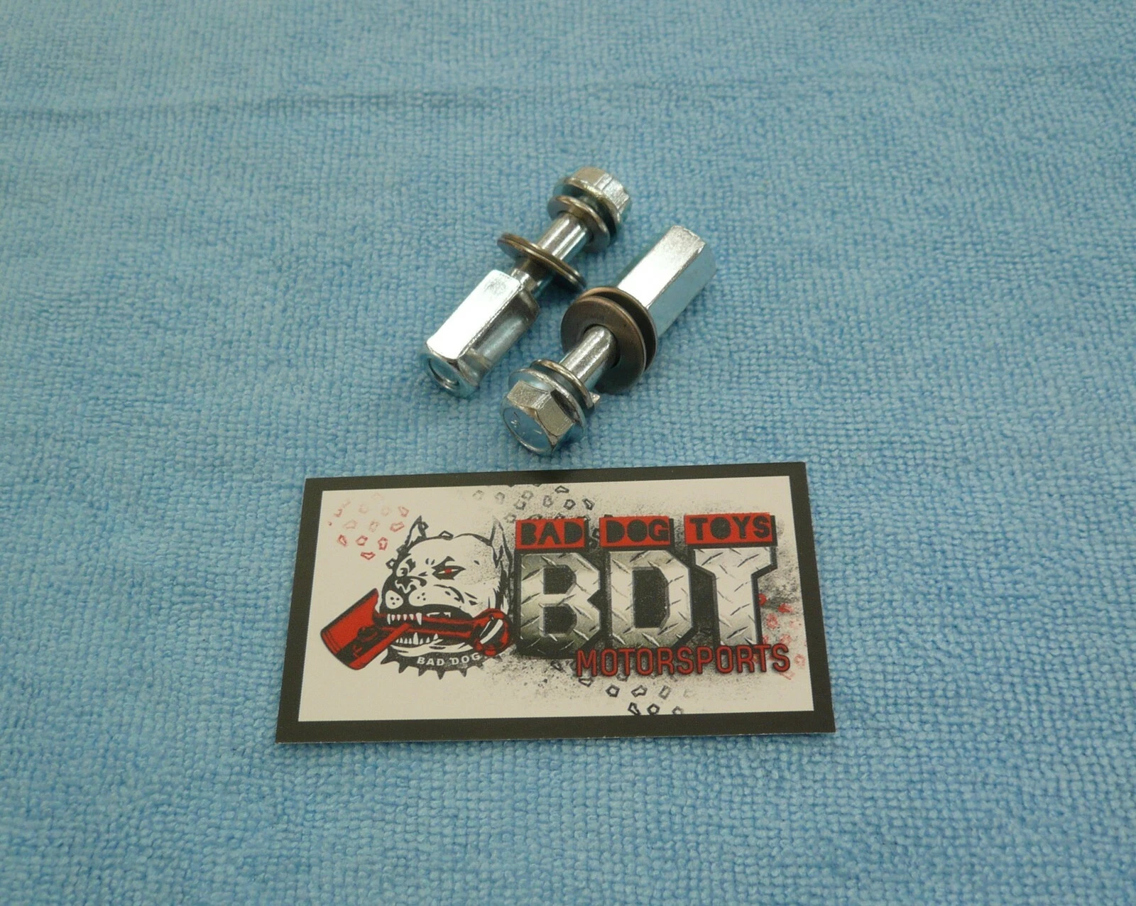 HONDA 85-87 TRX ATC 250R REAR CHAIN GUIDE THREADED STEEL MOUNTS FOR OEM SWINGARM