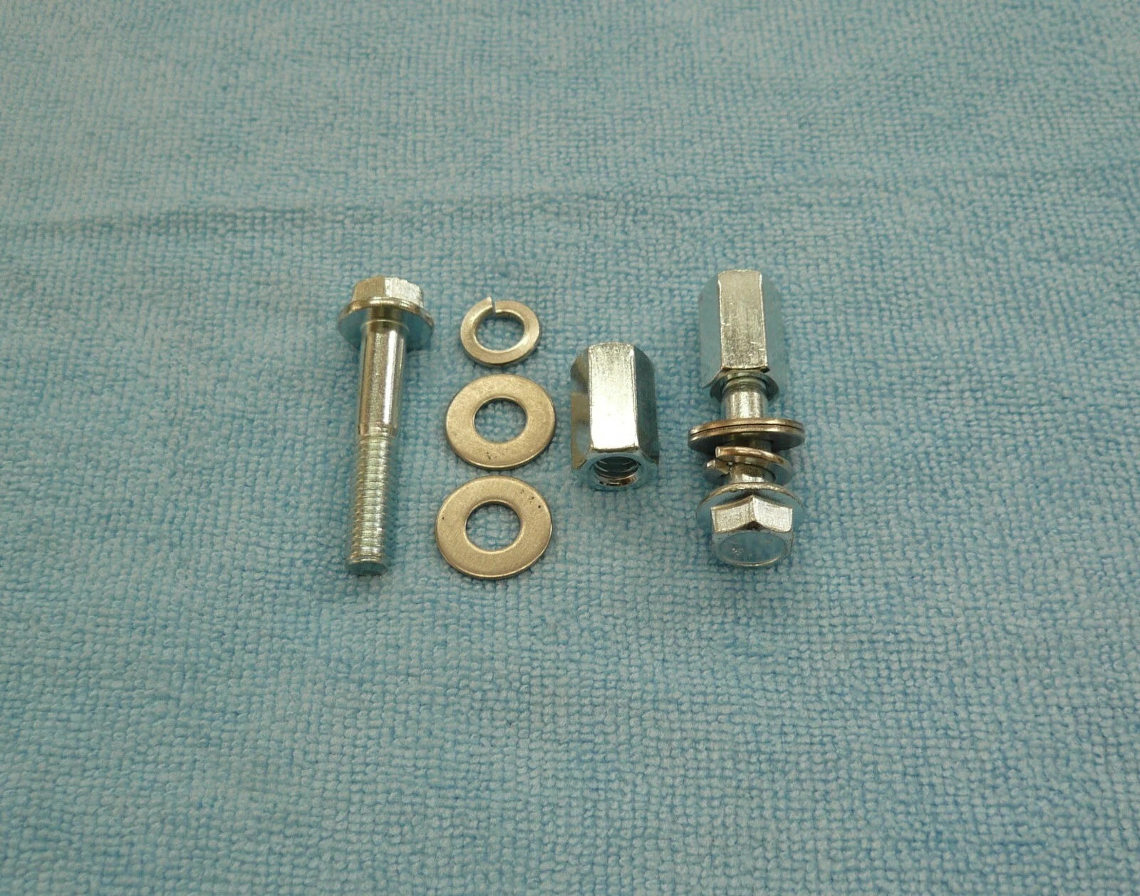 HONDA 85-87 TRX ATC 250R REAR CHAIN GUIDE THREADED STEEL MOUNTS FOR OEM SWINGARM - Image 5