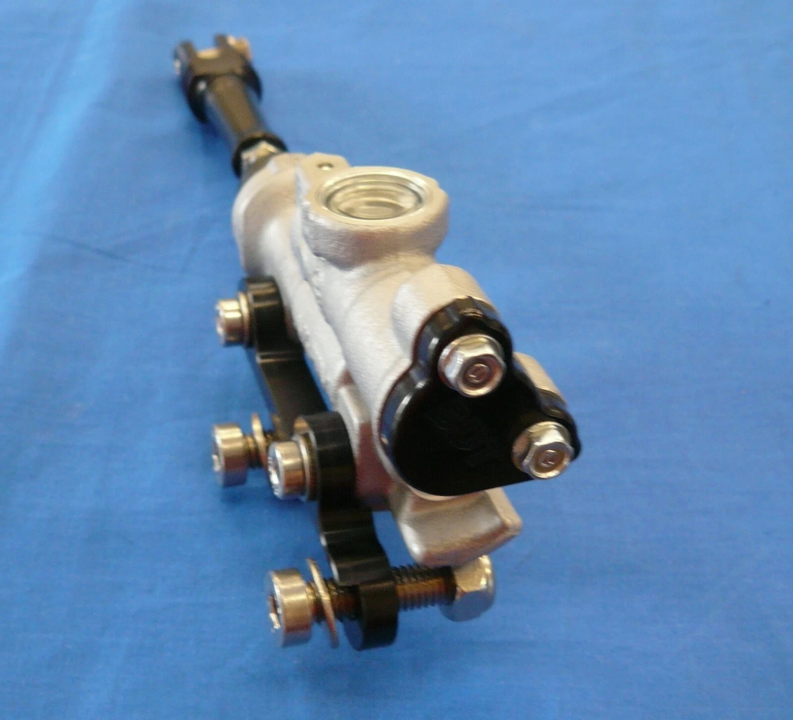 HONDA 85-86 ATC250R BDT MOTORSPORTS REAR BRAKE MASTER CYLINDER CONVERSION BLACK - Image 9