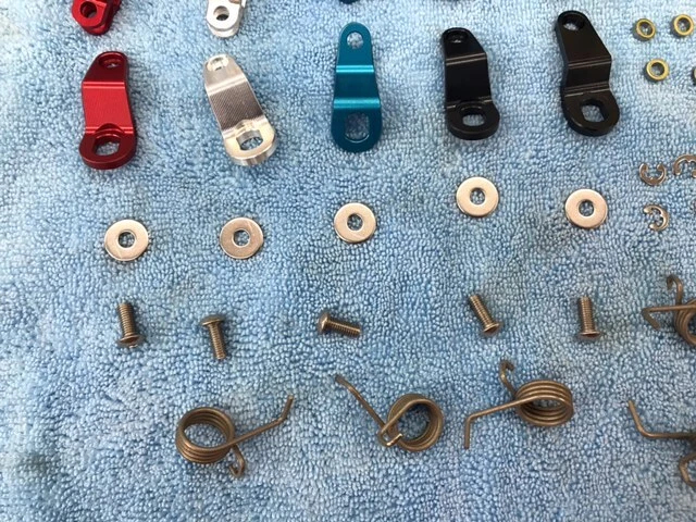 HONDA 1985-89 TRX250R ATC250R BDT MOTORSPORTS BILLET CLUTCH LEVER ARM BLUE NEW - Image 7