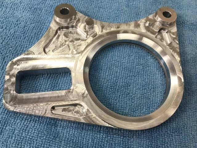 HONDA TRX450R 450R TRX R REAR BRAKE STAY PLATE SWINGARM CALIPER NEW BILLET BDT - Image 2