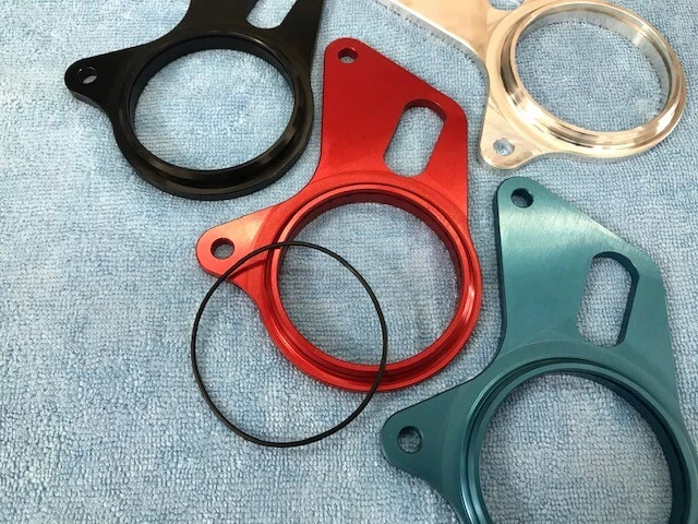 HONDA ATC250R ATC 250R R REAR BRAKE STAY PLATE BILLET OEM O-RING 1986 BDT NEW - Image 3