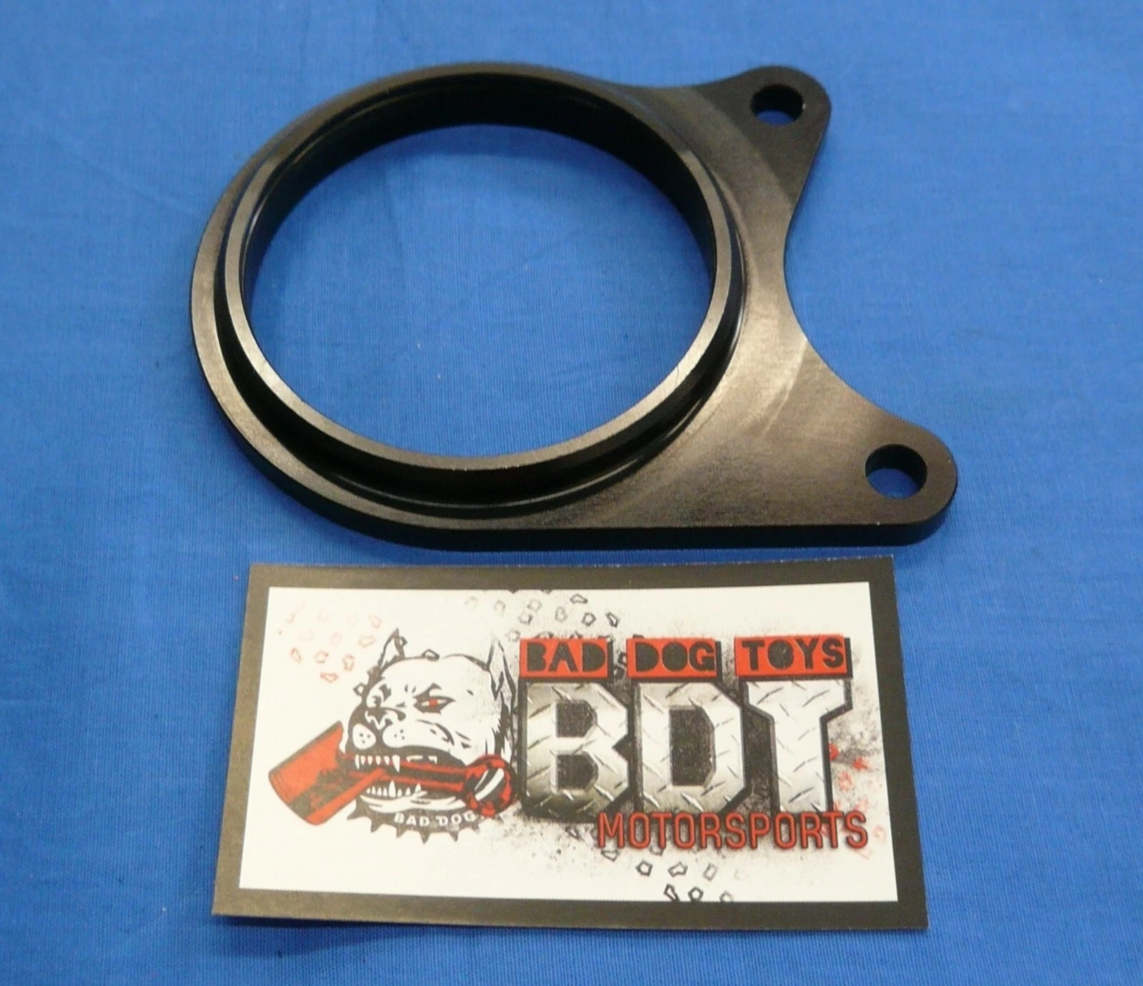HONDA 1985 ATC 250R ATC250R BDT MOTORSPORTS BILLET REAR BRAKE STAY PLATE BLACK - Image 2